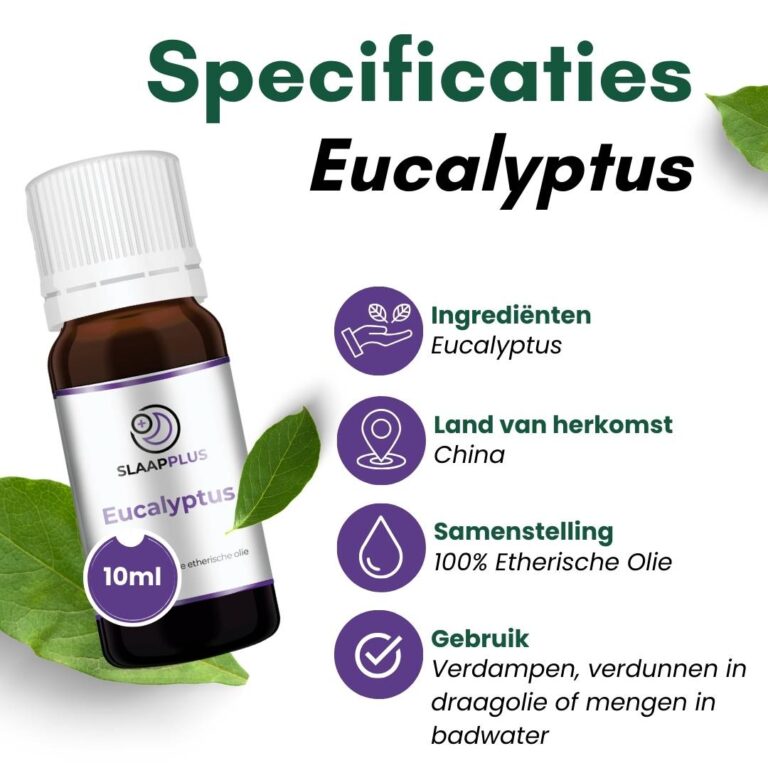 Eucalyptus Essentiële olie Specificaties-min