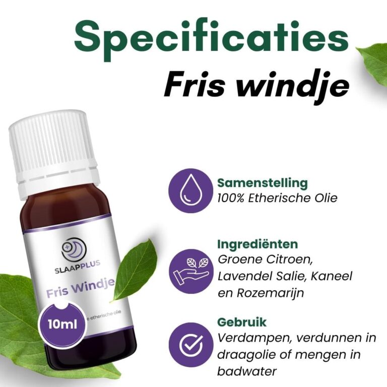 Fris windje-Essentiële-olie-Specificaties