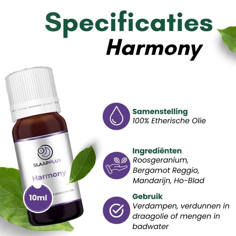 Harmony Essentiële olie Specificaties