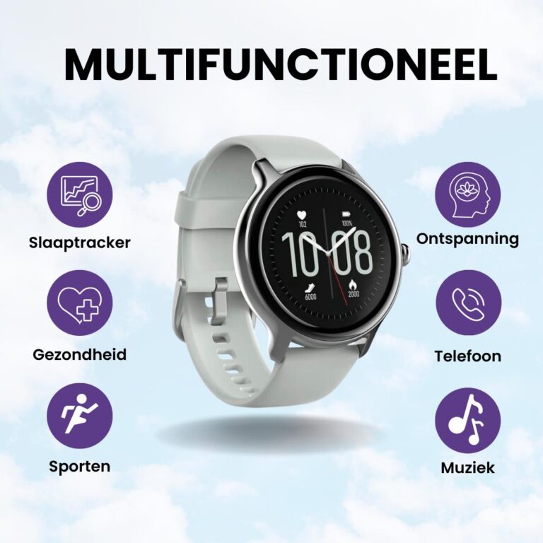 Multifunctioneel-Hama-Smartwatch-Fit-Watch-4910-Waterdicht-Hartslag-Zuurstofgeh.-Bloed-Gr