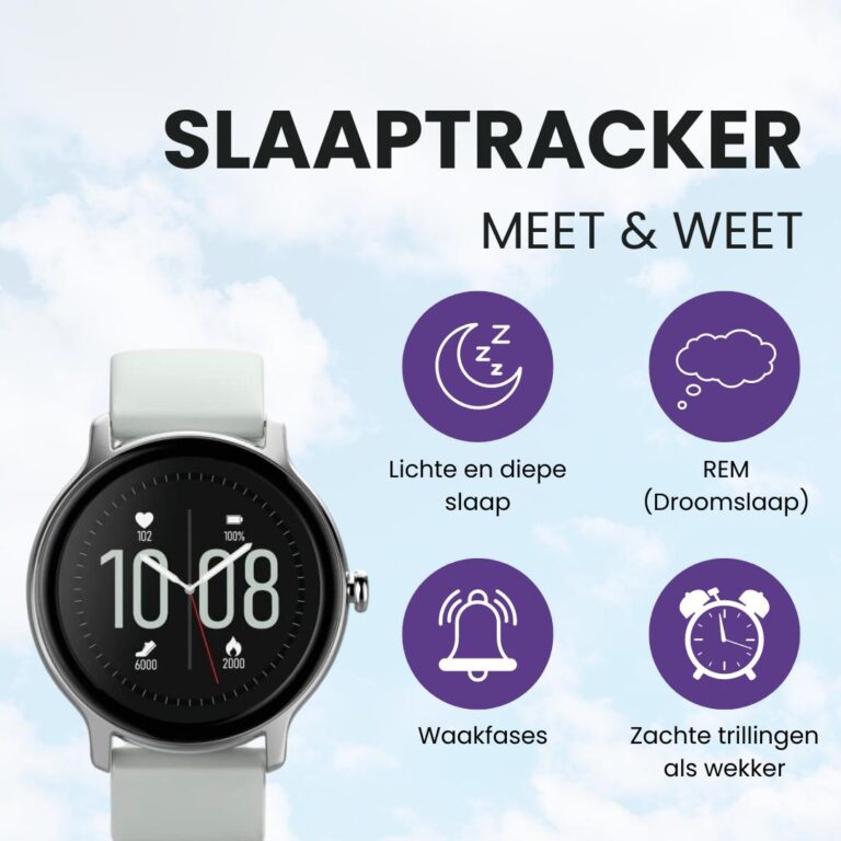 Slaaptracker-Hama-Smartwatch-Fit-Watch-4910-Waterdicht-Hartslag-Zuurstofgeh.-Bloed-Gr