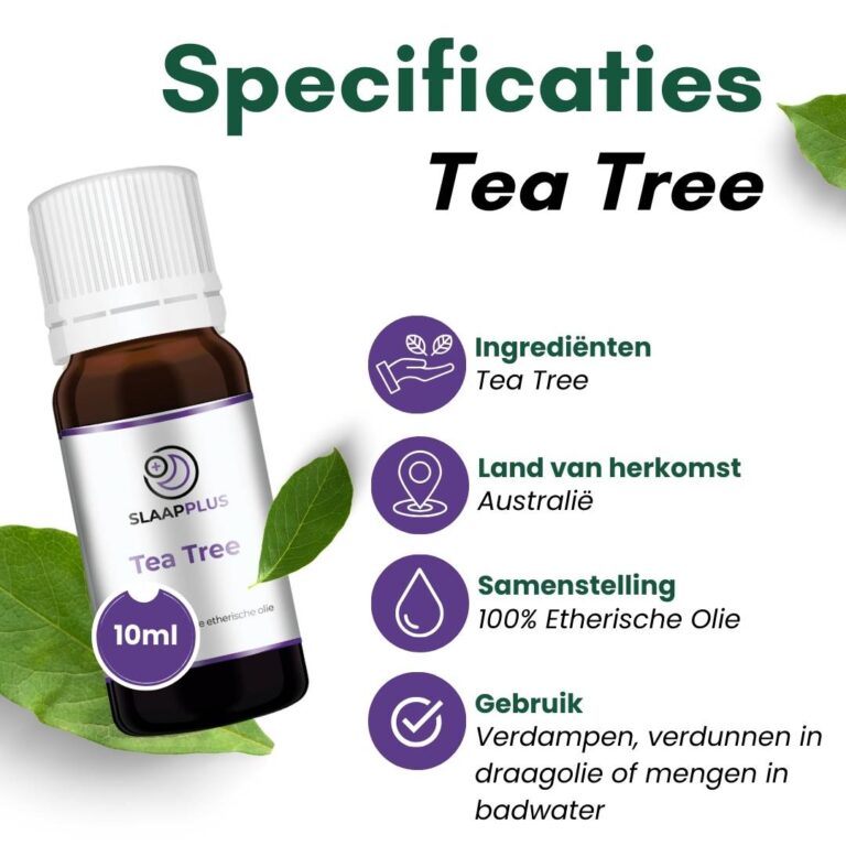 Tea Tree Essentiële olie Specificaties-min