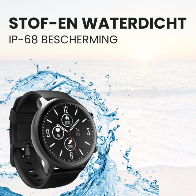 Waterdicht-Hama-Smartwatch-Fit-Watch-6910-GPS