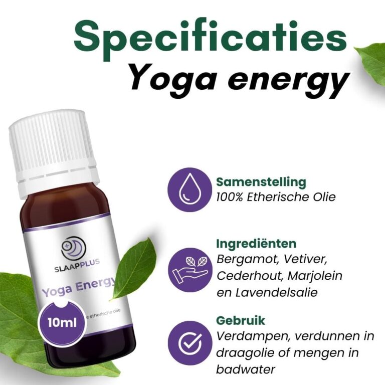 Yoga energy Essentiële olie Specificaties